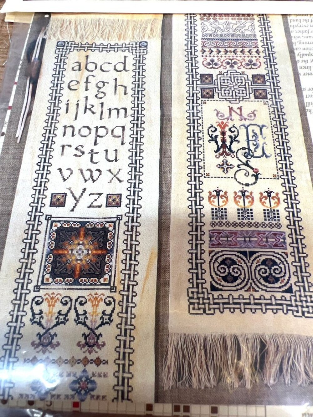 Butternut Road Celtic Banner, Bell Pull Cross Stitch Pattern